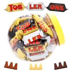 Tiny chocolademix: melkchocolade, pure chocolade en witte chocolade|Toblerone Best