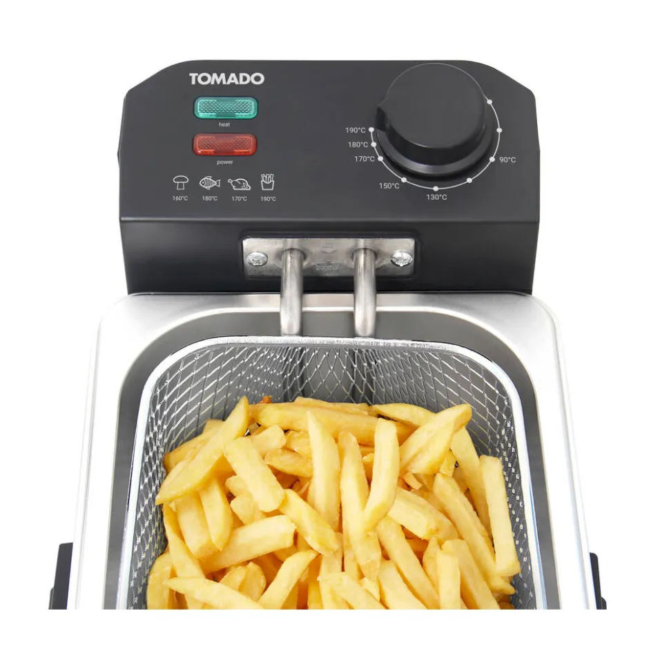 TDF3000S Frituurpan Koude zone friteuse 3 liter inhoud|Tomado Clearance