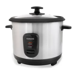 TRC1001S Rijstkoker RVS design|Tomado New