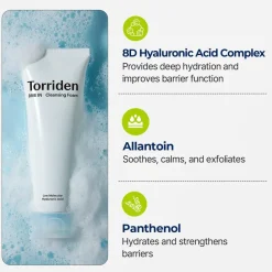 TORRIDEN DIVE-IN Low Molecular Hyaluronic Acid Cleansing Foam< Korean Skincare|Gezichtsreiniging