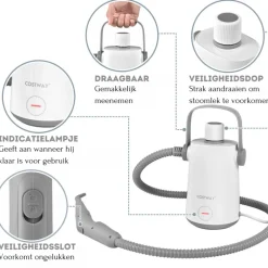 Trendmix handstoomreiniger met 10 accessoires< Dweilen En Vloerwissers