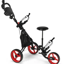 Trendmix Verstelbare Lichtgewicht Golf trolley Met 3 Wielen< Buiten En Vrije Tijd