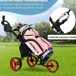 Trendmix Verstelbare Lichtgewicht Golf trolley Met 3 Wielen< Buiten En Vrije Tijd