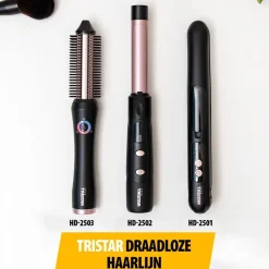 HD2503 Snoerloze Haarborstel|Tristar Clearance