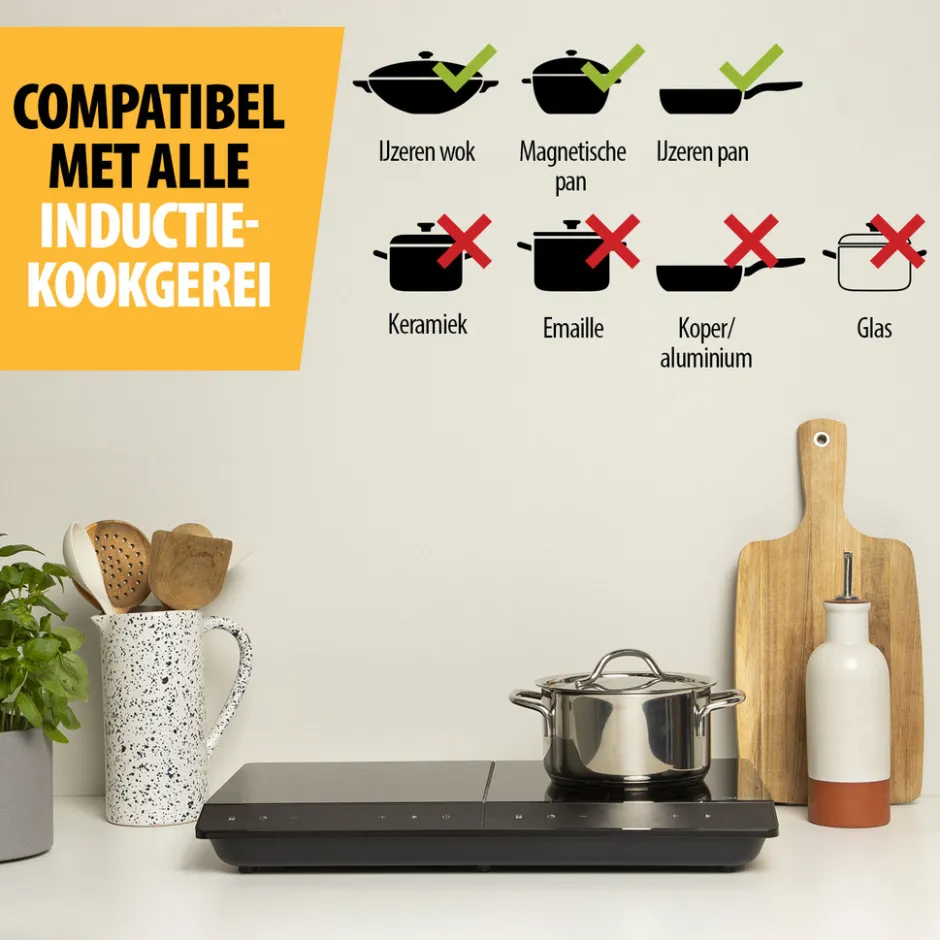 Tristar Inductiekookplaat IK-6162 2 Kookzones< Kookplaten