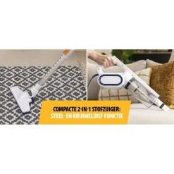 Tristar SZ2308 2in1 Steelstofzuiger en kruimeldief met draad Inclusief twee opzetstukken< Stofzuigers