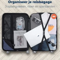 TRVLMORE Handbagage Koffer< Buiten En Vrije Tijd