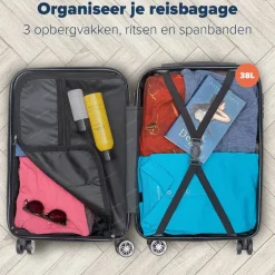 TRVLMORE Handbagage Koffer< Buiten En Vrije Tijd