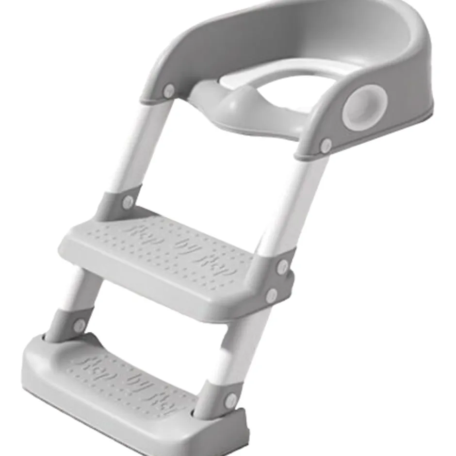 Tryco Grey Toilettrainer met Trapje< Plaspotjes En Toiletverkleiners