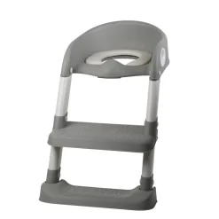 Tryco Grey Toilettrainer met Trapje< Plaspotjes En Toiletverkleiners