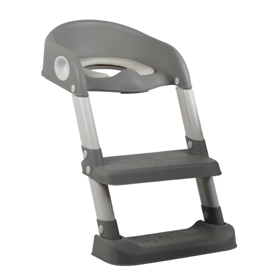 Tryco Grey Toilettrainer met Trapje< Plaspotjes En Toiletverkleiners