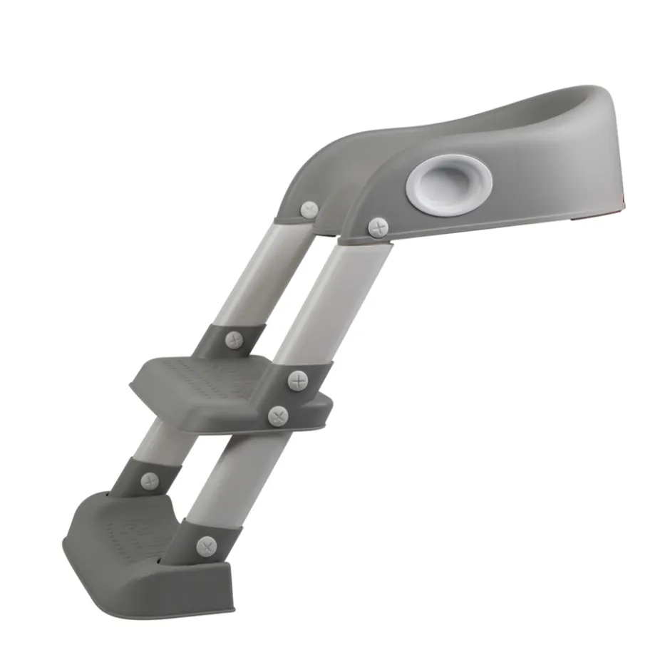 Tryco Grey Toilettrainer met Trapje< Plaspotjes En Toiletverkleiners