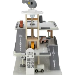 Tryco Houten Garage incl. Speeltjes< Houten Speelsets