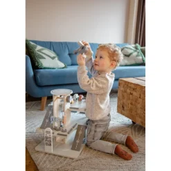 Tryco Houten Garage incl. Speeltjes< Houten Speelsets