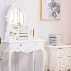 UNIQ Acryl Organizer voor Sieraden met 4 Laden, SF1142< Sieraden En Bijoux
