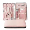 UNIQ 18‑in‑1 Manicure & Grooming Set – Complete Nagel-, Haar- en Huidverzorging - Roségoud| Hot