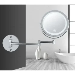 UNIQ Led Cosmeticamake-upspiegel voor Wandmontage met Scharnierar< Make-Up Spiegels