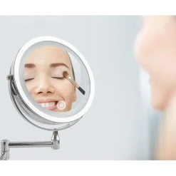 UNIQ Led Cosmeticamake-upspiegel voor Wandmontage met Scharnierar< Make-Up Spiegels