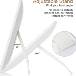 UNIQ Make-upmake-upspiegel met Verstelbaar Led-aanraaklicht| Discount