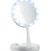 UNIQ Opvouwbare Led Make-up Make-upspiegel en 10x Vergroting| Discount