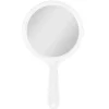 UNIQ Witte Tweezijdige Handmake-upspiegel Rond< Make-Up Spiegels