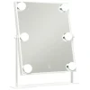 UNIQ Xl Hollywood Make-up Make-upspiegel met 6 Led Lampen en Aanraakfunctie< Make-Up Spiegels