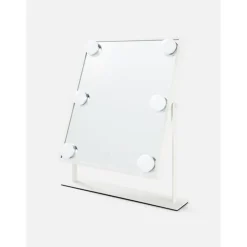 UNIQ Xl Hollywood Make-up Make-upspiegel met 6 Led Lampen en Aanraakfunctie< Make-Up Spiegels