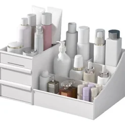 UNIQ Make‑up & Sieraden Organizer – 2 Laden, Wit - P110< Sieraden En Bijoux|Make-Up Organizers