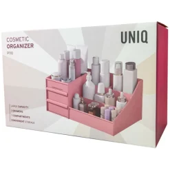 UNIQ Make‑up & Sieraden Organizer – 2 Laden, Roze - P110< Sieraden En Bijoux|Make-Up Organizers