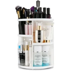 UNIQ 360° Roterende Make‑up Organizer - Wit| Clearance