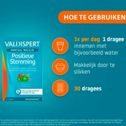 Mentaal Welzijn Positieve Stemming Dragees|Valdispert New