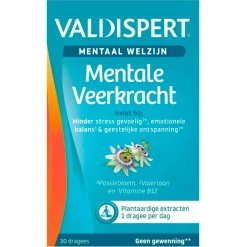 Valdispert Mentaal Welzijn Mentale Veerkracht Dragees< Natuurlijke Supplementen|Rust En Ontspanning