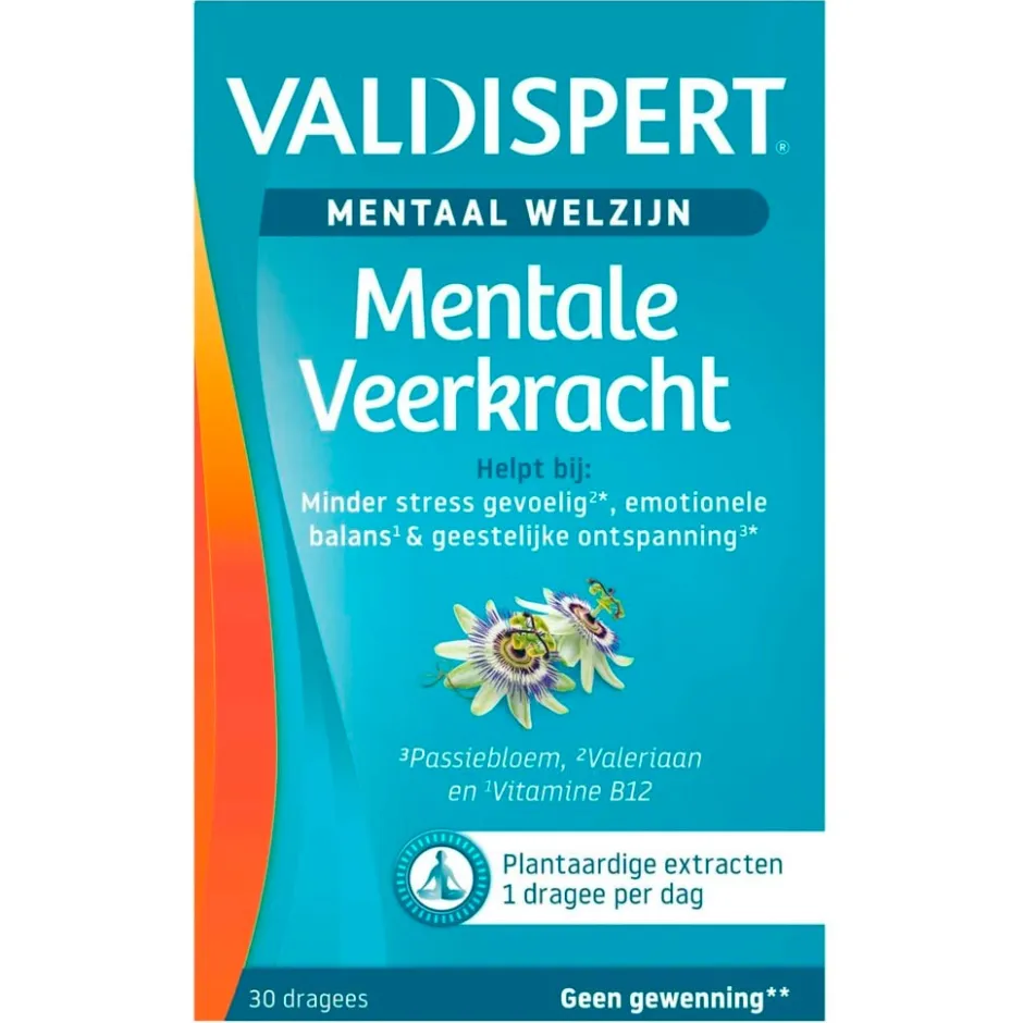 Valdispert Mentaal Welzijn Mentale Veerkracht Dragees< Natuurlijke Supplementen|Rust En Ontspanning