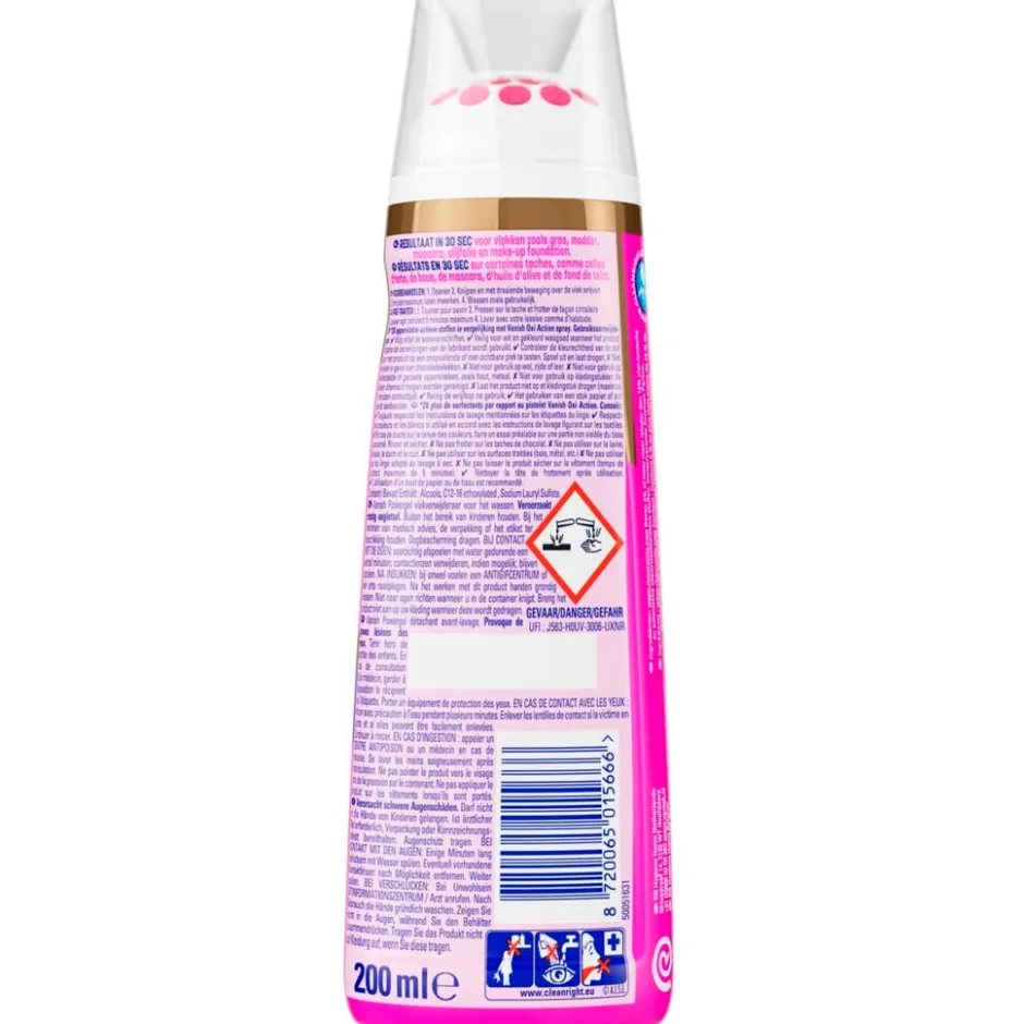 Vanish Oxi Action Gold Powergel Vlekverwijderaar Voorbehandeling< Vlekverwijderaars