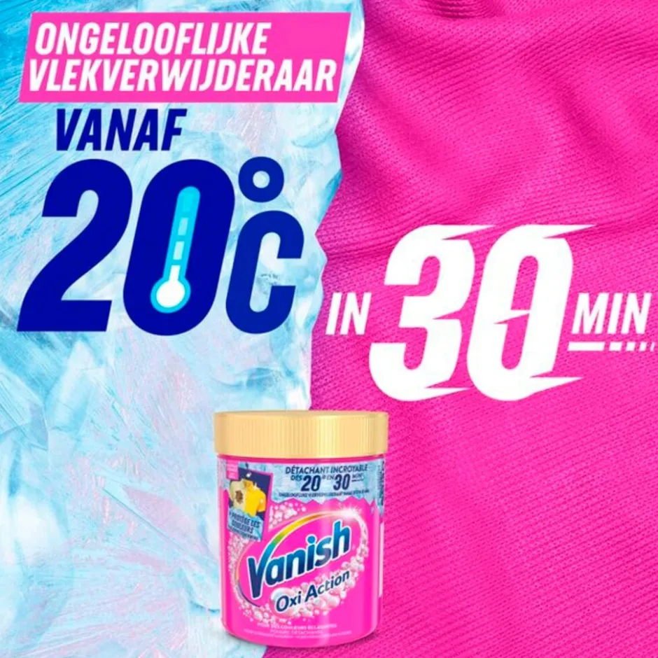 Oxi Action Wasbooster Poeder|Vanish Hot