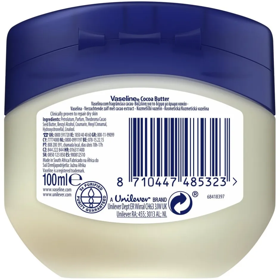 Cocoa Butter Moisturising Jelly|Vaseline Hot