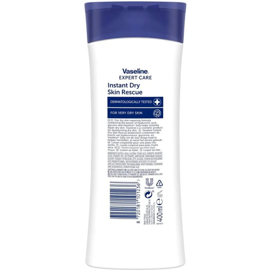 Expert Care Instant Dry Skin Rescue Bodylotion|Vaseline Discount