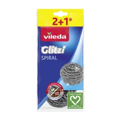 Vileda Schuurspons Glitzi Spiral 2+1< Schoonmaakartikelen