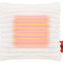 Ribfleece Verwarmd Sierkussen|Villa Volance Outlet