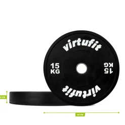 Bumper Plate Olympische Halterschijf van Rubber|VirtuFit Online