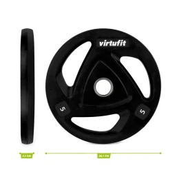 VirtuFit Olympische Rubberen Halterschijf< Halters En Gewichten