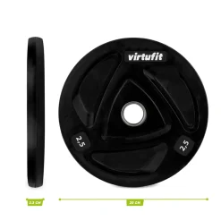 VirtuFit Olympische Rubberen Halterschijf< Halters En Gewichten