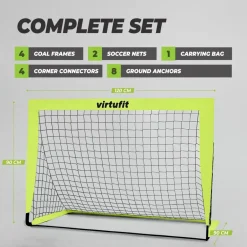 Pop-Up Voetbaldoelen Set|VirtuFit New