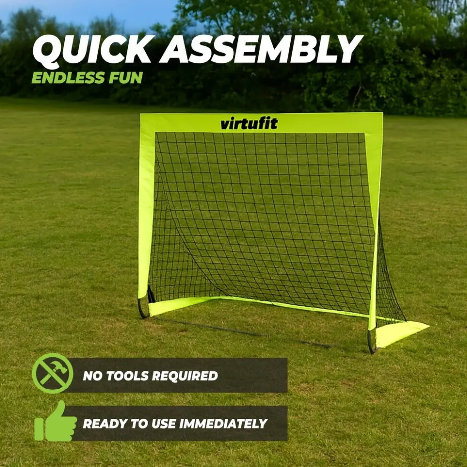 Pop-Up Voetbaldoelen Set|VirtuFit New