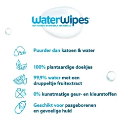 Waterwipes Babydoekjes< Billendoekjes
