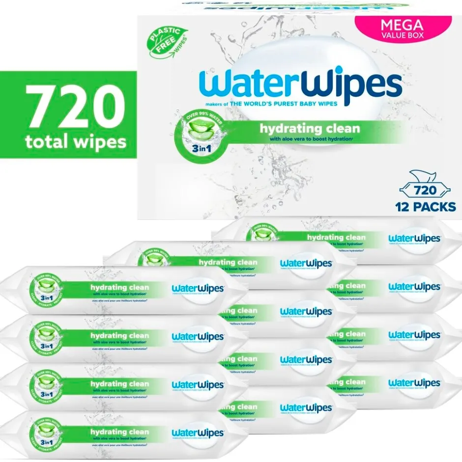Hydrating Clean Babydoekjes|Waterwipes Hot