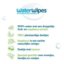 Waterwipes Snoetendoekjes< Snoetenpoetsers