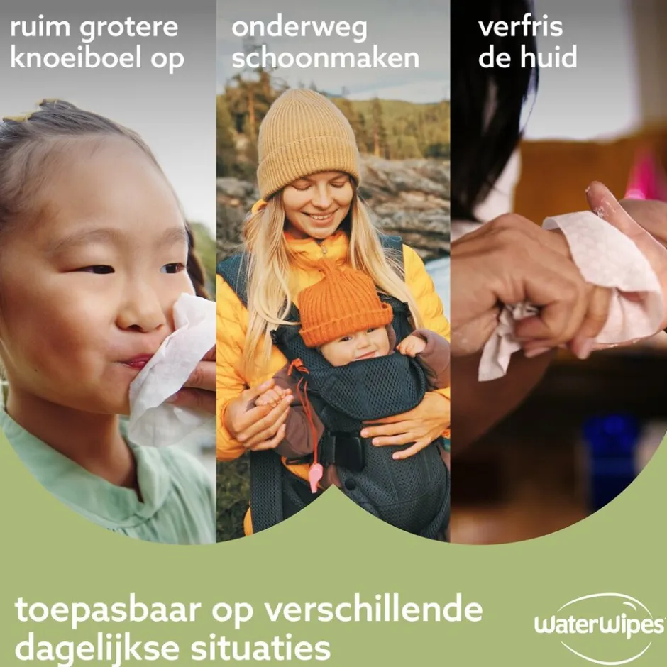 Waterwipes Snoetendoekjes< Snoetenpoetsers