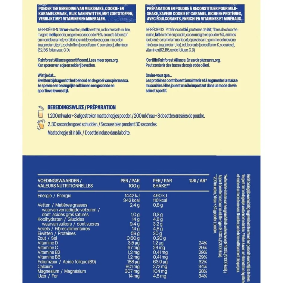 WeCare French Vanilla Meal Replacement Shake< Maaltijdvervangers