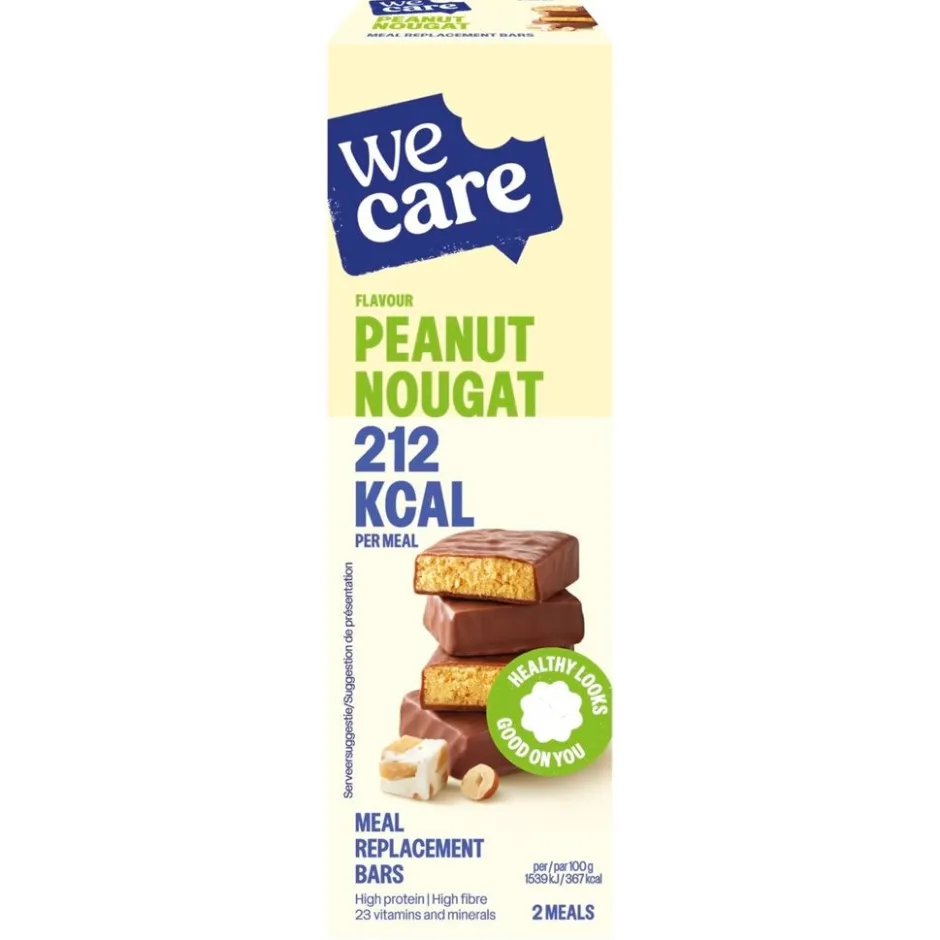 Peanut Nougat Meal Replacement Bars|WeCare